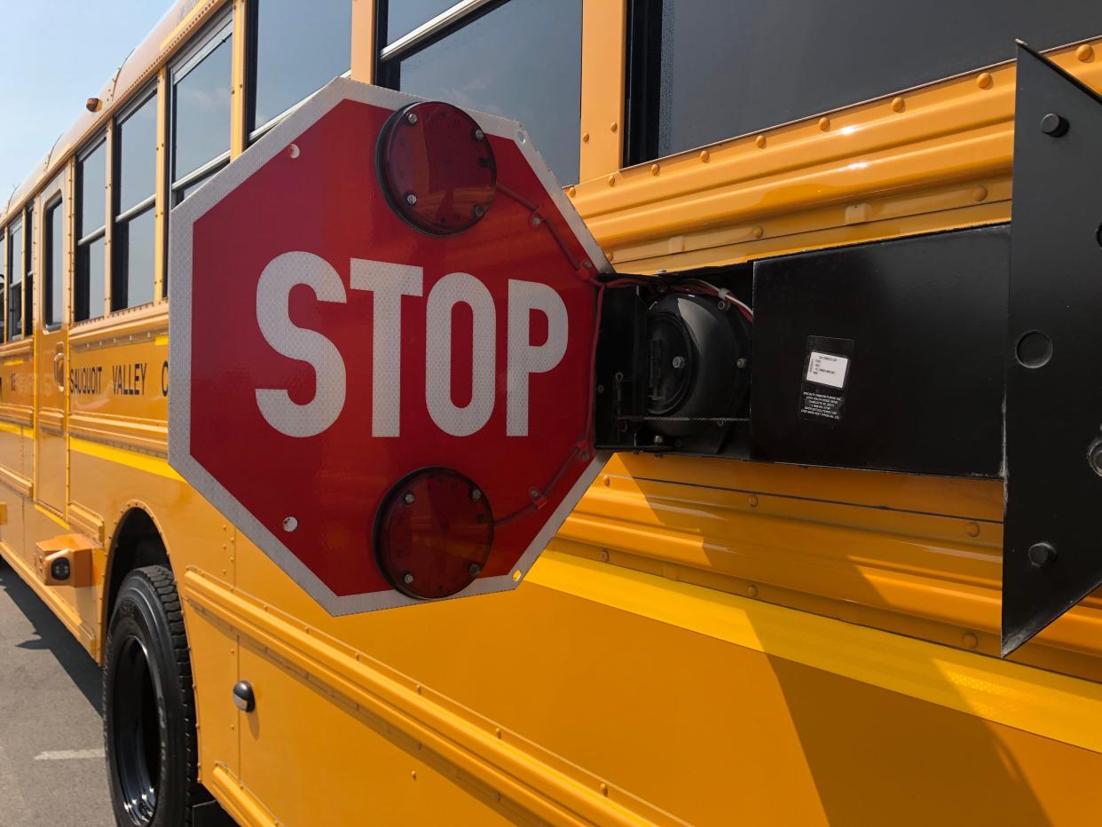 It's illegal to pass a school bus with its stop arm extended, even if drivers are going in the opposite direction. Many buses in Oneida County are now equipped with cameras that take photos of license plates as vehicles illegally pass.