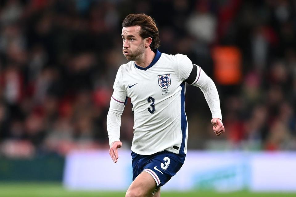 Ben Chilwell will hope to make the England squad for Euro 2024  (The FA via Getty Images)