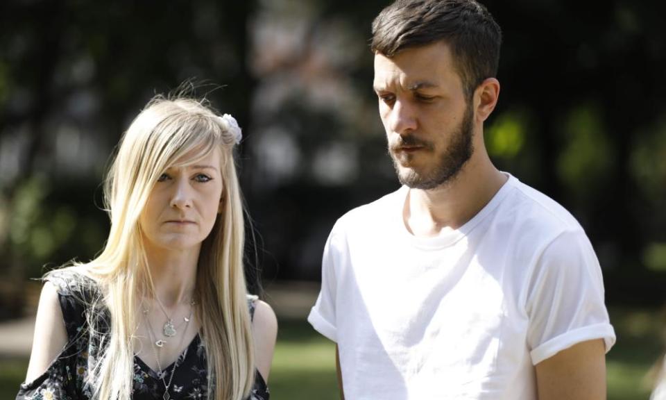Connie Yates and Chris Gard, parents of critically ill baby Charlie Gard