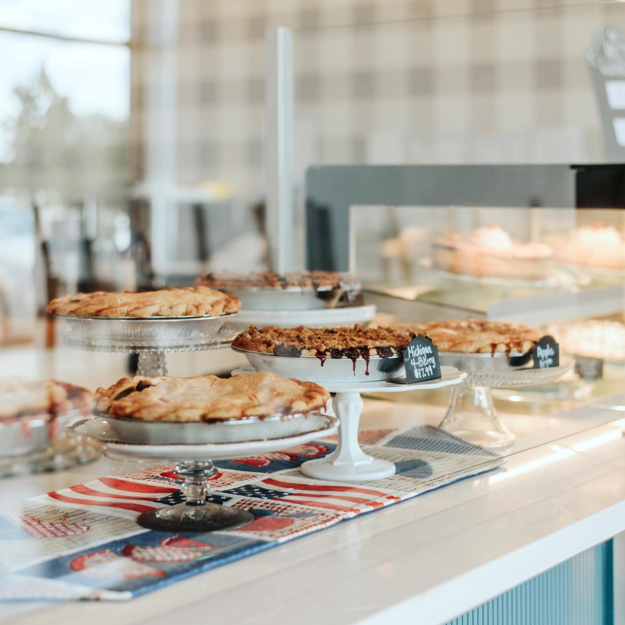 A selection of pies at Achatz Handmade Pie Co.