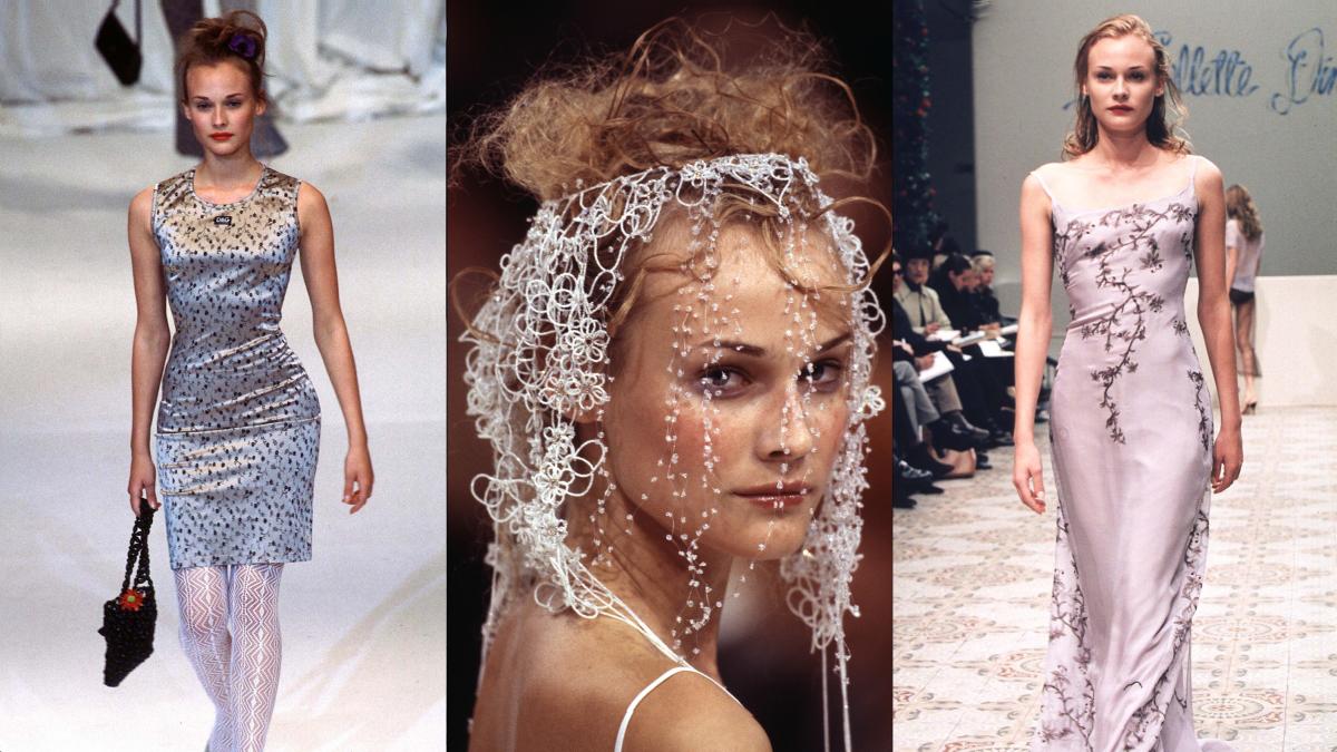 Diane Kruger is unrecognizable in clip from her catwalk days in