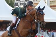 Brazil's 39-year-old Rodrigo Pessoa has competed in the Olympics for 20 years in equestrian and is seeking his fourth gold medal.