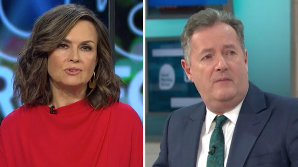 Lisa Wilkinson and Piers Morgan