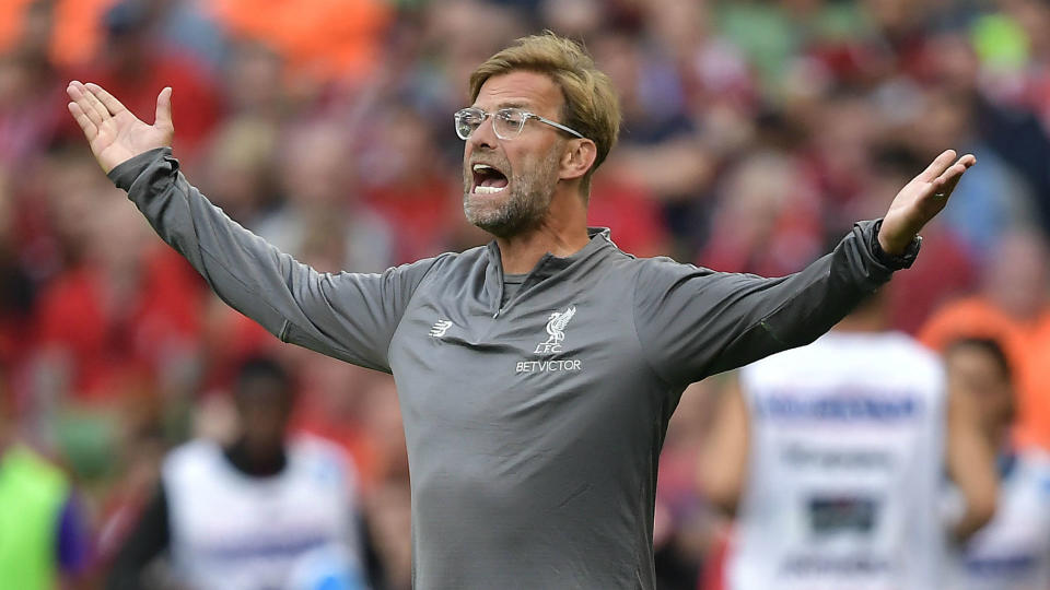 Flying start: Jurgen Klopp’s side have begun the season in fine form