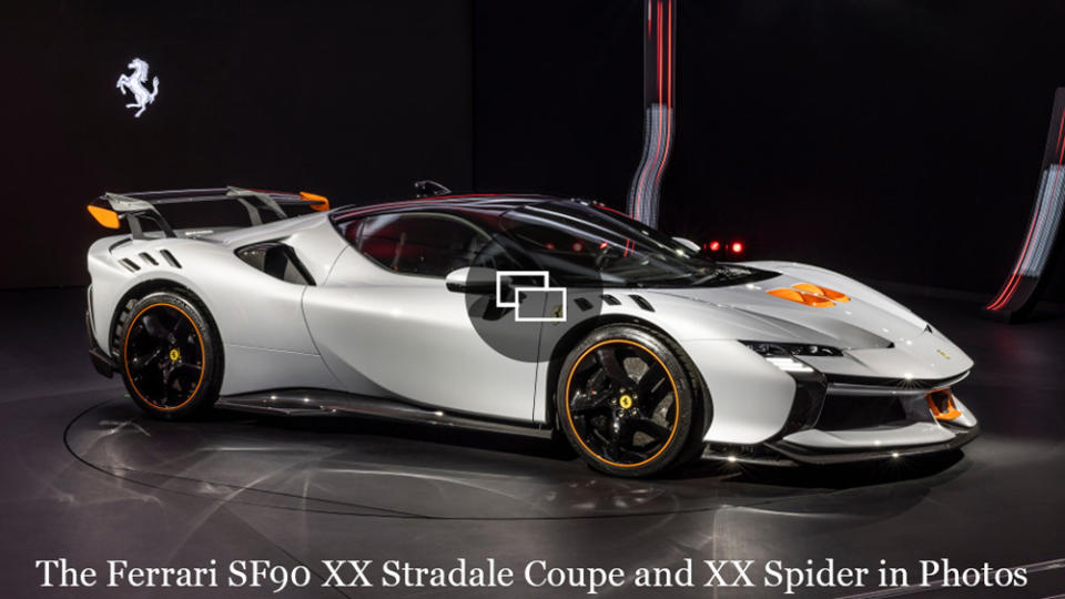 The new Ferrari SF90 XX Stradale coupe.