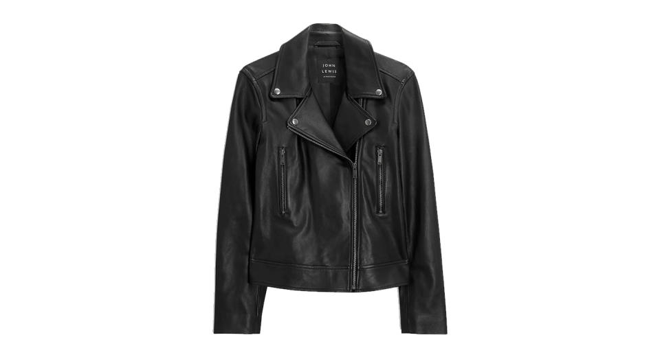 John Lewis leather jacket 