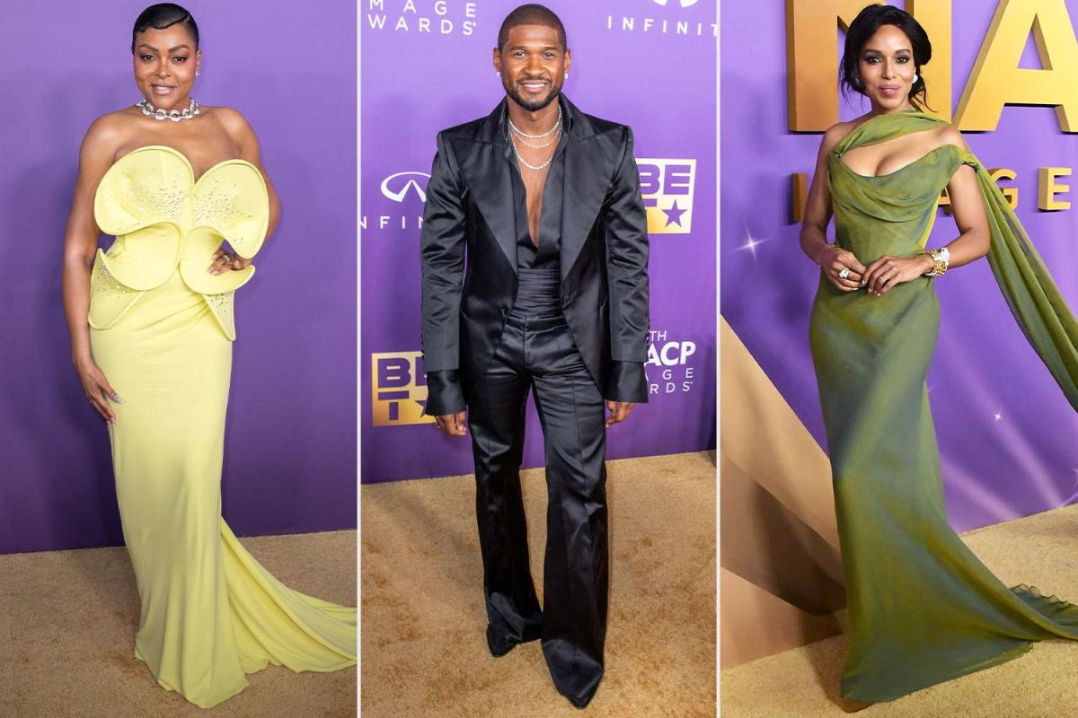 What the 2024 Nominees Wore to Their First NAACP Image Awards Red