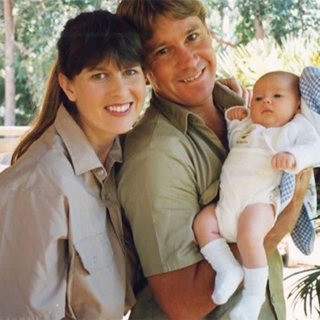 Terri, Steve and baby Bindi. Source: Instagram