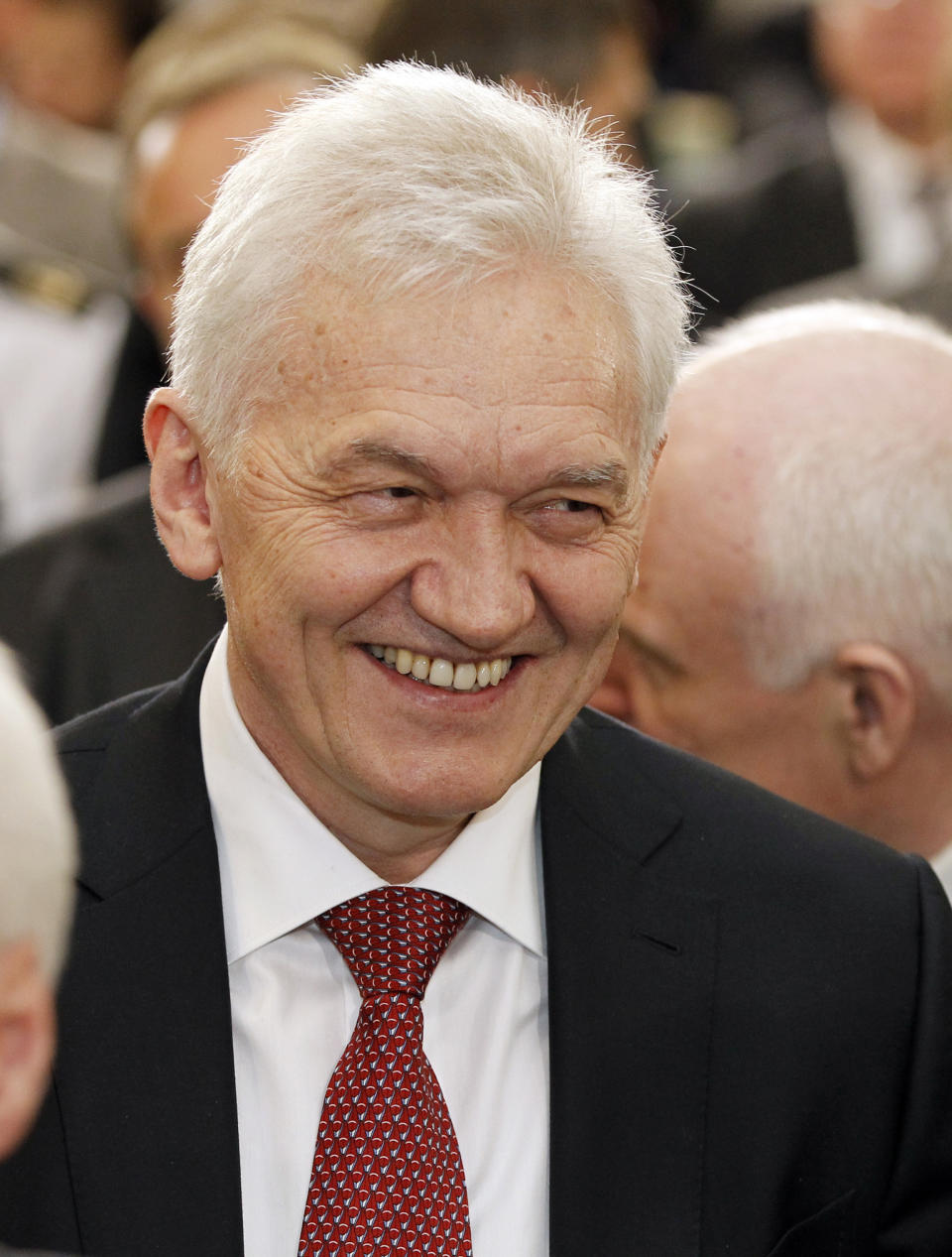 This April 30, 2013 photo, shows Russian businessman and billionaire Gennady Timchenko in St. Petersburg, Russia. U.S. President Barack Obama on Thursday, March 20, 2014 expanded U.S. economic sanctions against Moscow over its actions in Ukraine, targeting President Vladimir Putin's chief of staff and 19 other individuals as well as a Russian bank that provides them support. Those named in the sanctions Thursday include Timchenko, lifelong Putin friend whose company has amassed billions of dollars in government contracts. (AP Photo/Interpress, Alexander Nikolayev)