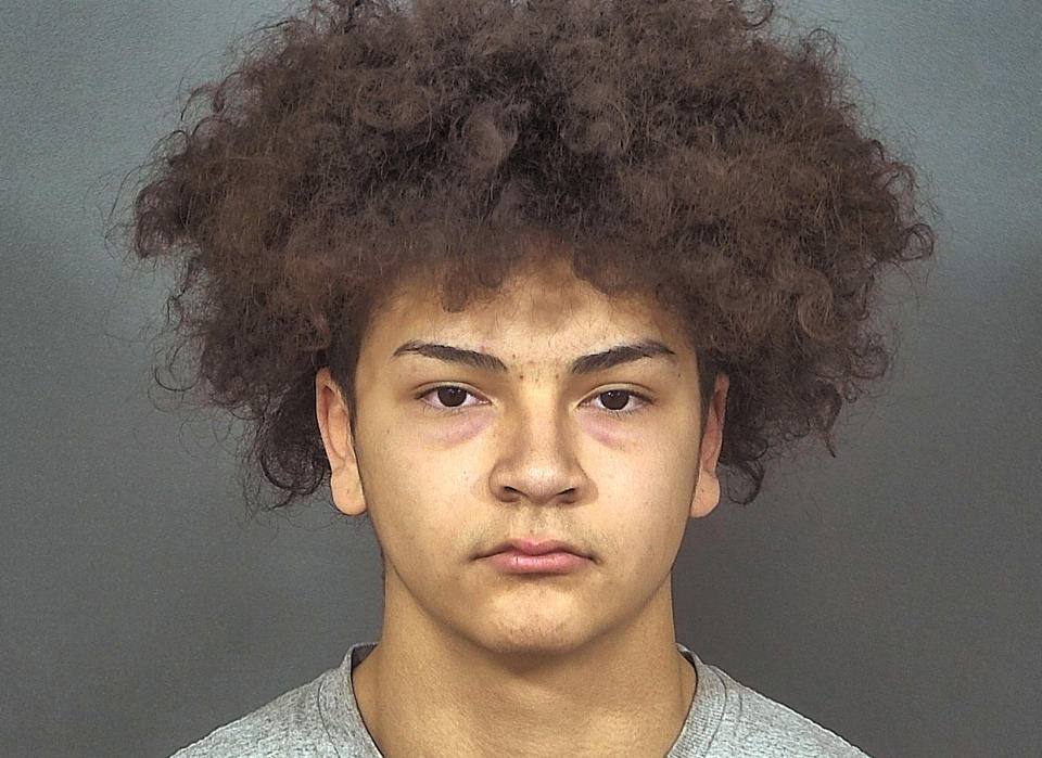Aaron Trejo, 16, has been charged with murder in the Sunday killing of Breana Rouhselang. Image: AP
