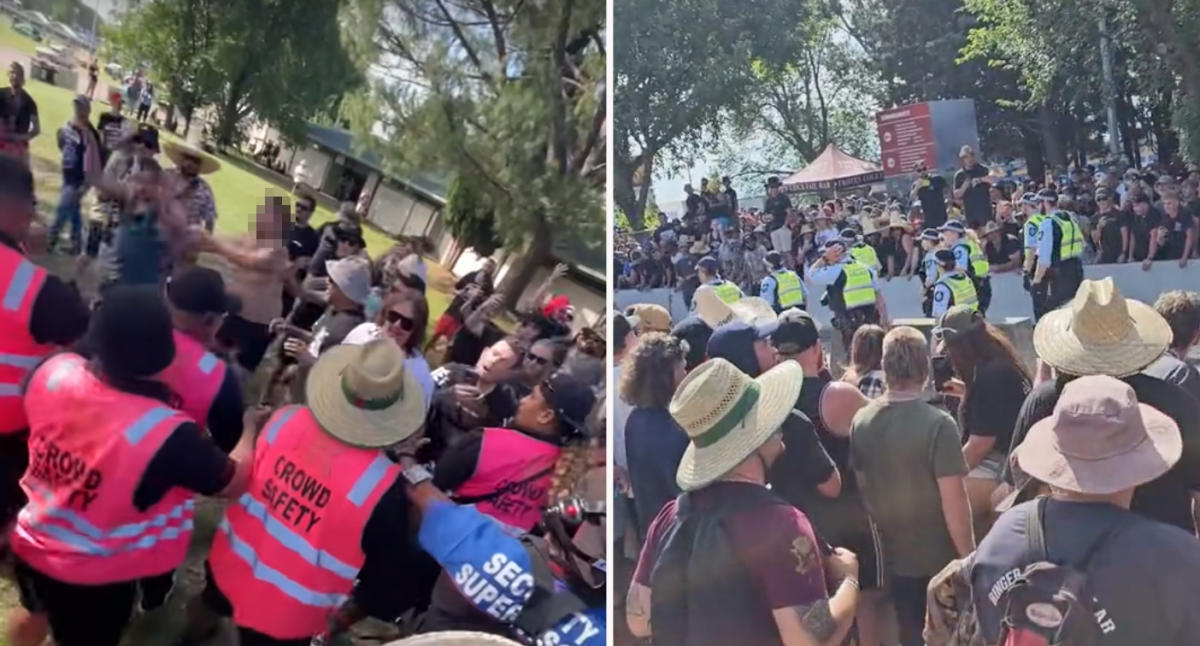 Aussies call out 'bad' behaviour at Summernats as wild brawl breaks out