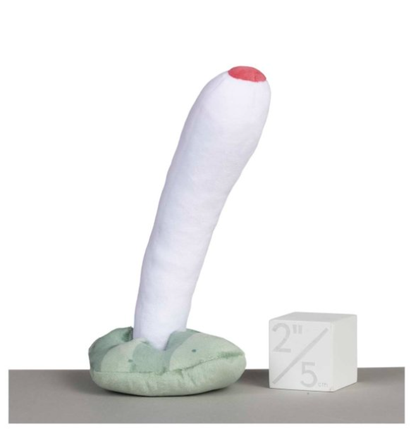 pokémon wiglett plush that just looks like a dildo from this angle