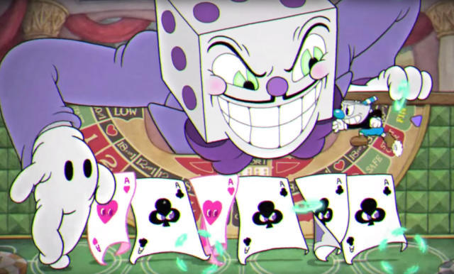 king dice being so cool for 1 minuteYEAH! the cuphead show season 2  funny scene - Bstation