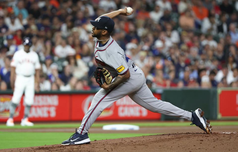 St. Bonaventure High and Oxnard College graduate Darius Vines made his third major league start for the Atlanta Braves on Monday night in Houston, allowing one run and four hits in 4.2 innings.