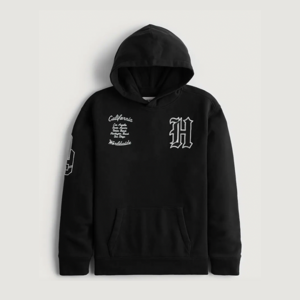 <p><a href="https://go.redirectingat.com?id=74968X1596630&url=https%3A%2F%2Fwww.hollisterco.com%2Fshop%2Fus%2Fp%2Fvarsity-graphic-hoodie-49585319%3Fseq%3D01%26faceout%3Dmodel&sref=https%3A%2F%2Fwww.seventeen.com%2Flife%2Fg23515577%2Fcool-gifts-for-teen-boys%2F" rel="nofollow noopener" target="_blank" data-ylk="slk:Shop Now;elm:context_link;itc:0;sec:content-canvas" class="link ">Shop Now</a></p><p>Varsity Graphic Hoodie</p><p>hollisterco.com</p><p>$21.99</p>