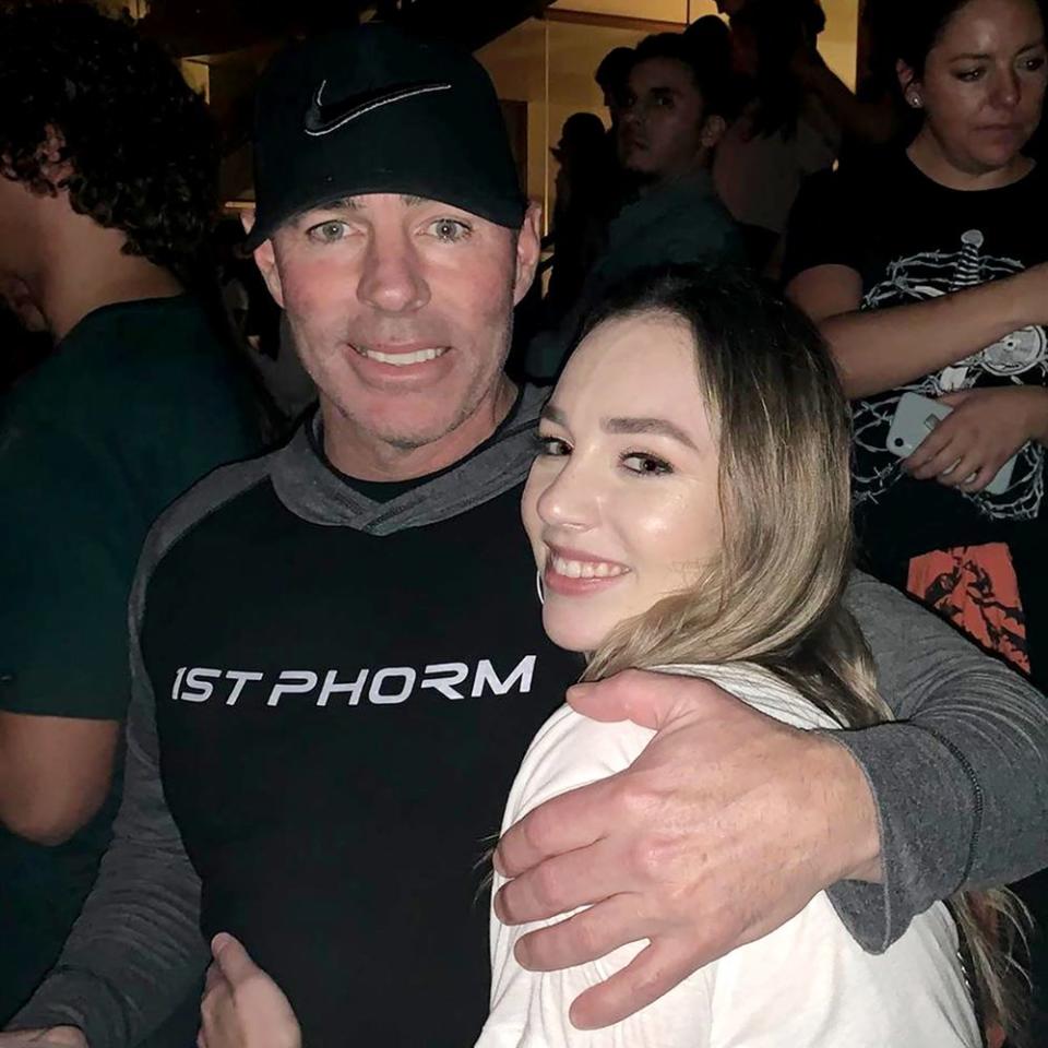 Jim Edmonds with daughter Hayley