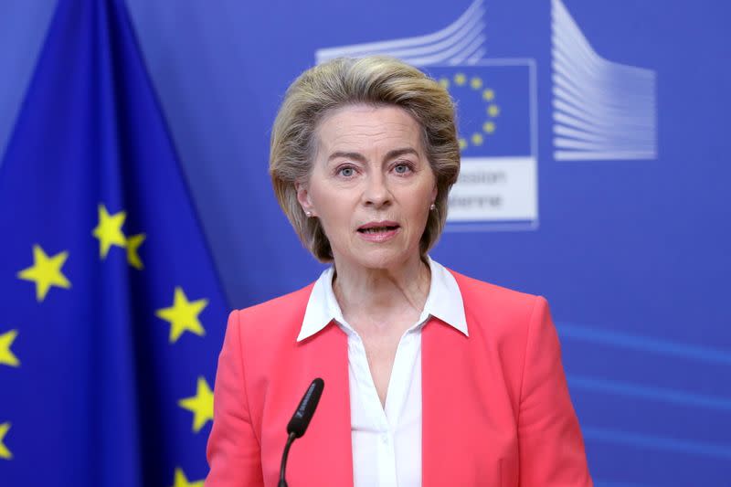 CORONAVIRUS: NOUVEL ACCORD DE L'UE AVEC PFIZER, IMMUNITÉ COLLECTIVE ESPÉRÉE EN JUILLET, ANNONCE VON DER LEYEN