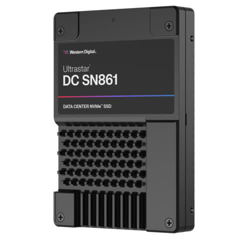 Western Digital Ultrastar DC SN861 NVMe SSD with industry-leading random read performance and projected best-in-class power efficiency for AI workloads (Photo: Business Wire)