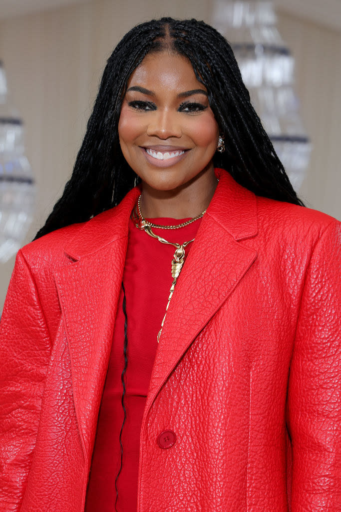 closeup of her with long braids