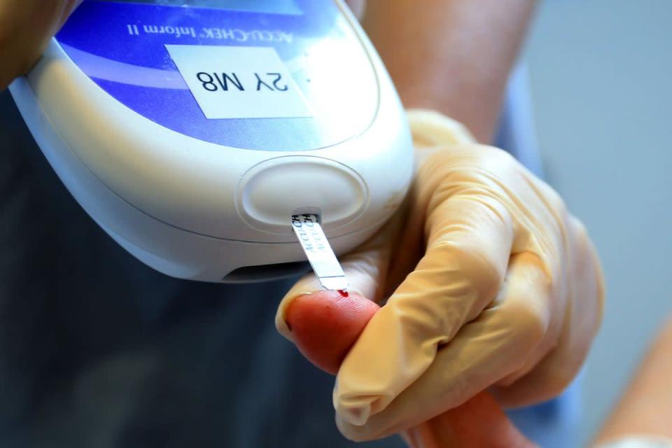 There are more than 4.9 million people with diabetes in the UK, 90% of whom have type 2 diabetes (Peter Byrne/PA) (PA Wire)