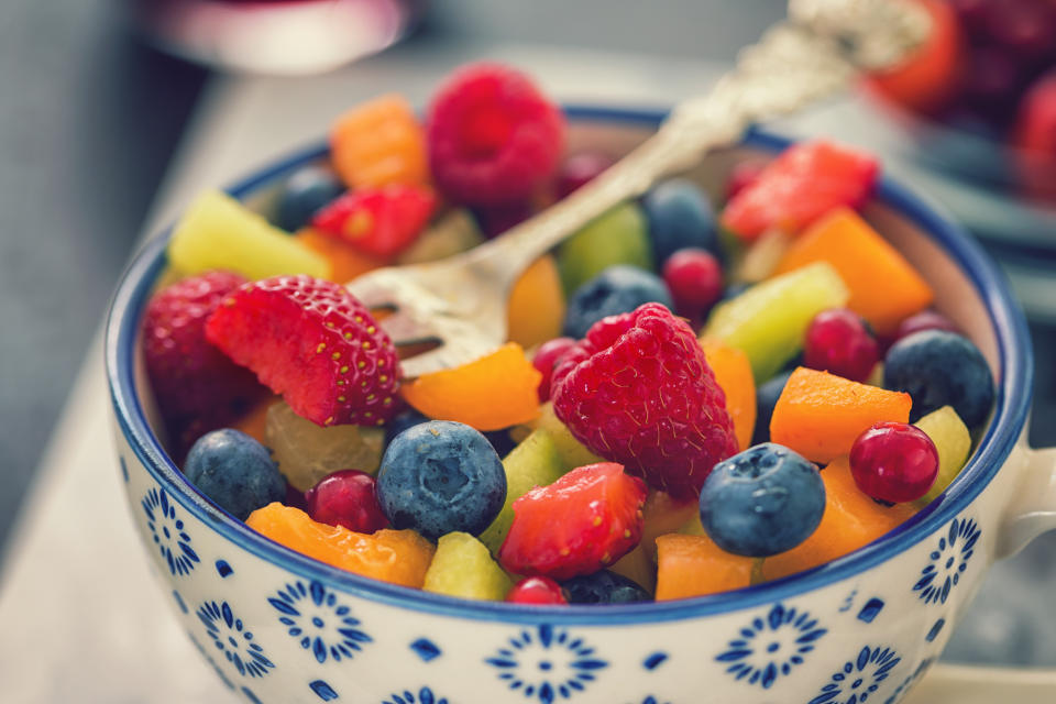 Fresh healthy fruit salad