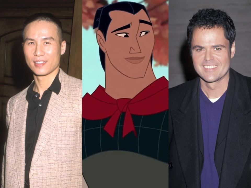 BD Wong and Donny Osmond as Shang