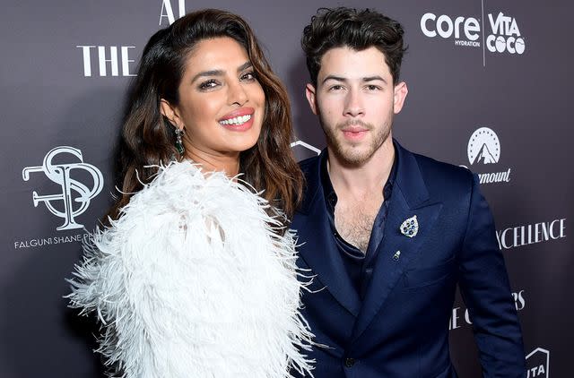 Unique Nicole/Getty Images Chopra and husband Nick Jonas welcomed their daughter via surrogate in Jan. 2022