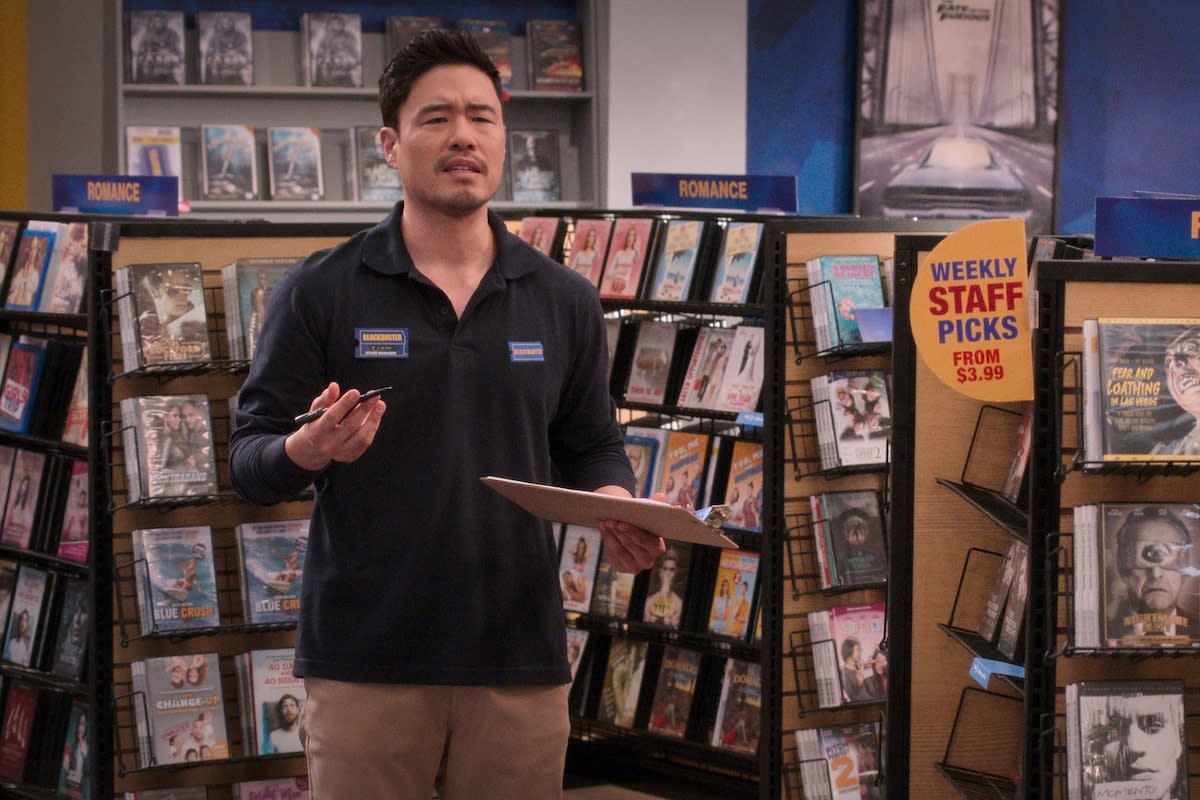 Blockbuster. Randall Park as Timmy in episode 105 of Blockbuster. Cr. Courtesy of Netflix © 2022