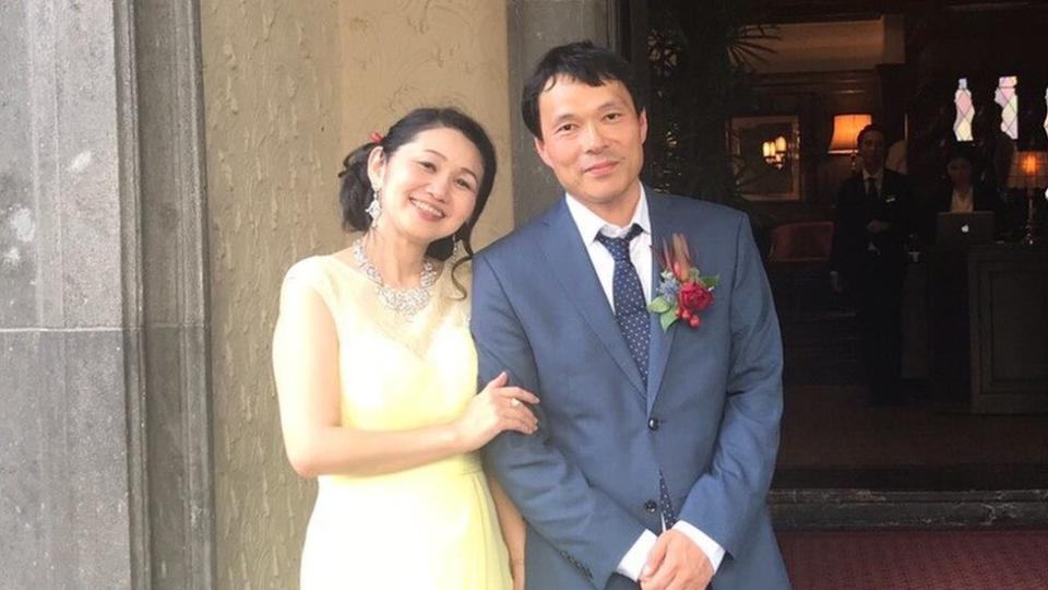 Cheiko Mitsui y su marido