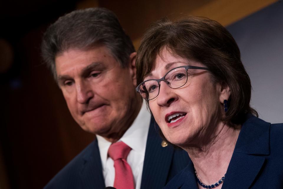 Sen. Joe Manchin (D-WV) and Sen. Susan Collins (R-ME).