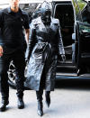 <p>The fashionista is no stranger to making bold style statements. Just days before the major fashion event, Kim was photographed in N.Y.C. in a <a href="https://people.com/style/kim-kardashian-rocks-head-to-toe-leather-ensemble-ahead-of-the-met-gala/" rel="nofollow noopener" target="_blank" data-ylk="slk:head-to-toe leather ensemble;elm:context_link;itc:0;sec:content-canvas" class="link ">head-to-toe leather ensemble</a> by Balenciaga. Her killer look included a trench coat along with matching gloves, pants and stiletto boots. Her face was completely obscured by an unconventional face mask that only had an opening in the back for her long ponytail.</p> <p>The SKIMS founder tagged Balenciaga designer <a href="https://www.instagram.com/demnagvasalia/" rel="nofollow noopener" target="_blank" data-ylk="slk:Demna Gvasalia;elm:context_link;itc:0;sec:content-canvas" class="link ">Demna Gvasalia</a> as she shared <a href="https://www.instagram.com/p/CTs-MVhMqBH/" rel="nofollow noopener" target="_blank" data-ylk="slk:more shots of the fashion statement;elm:context_link;itc:0;sec:content-canvas" class="link ">more shots of the fashion statement</a> on Instagram. She captioned the post with a knife emoji, which made it clear to Met Gala fans: she came to slay the competition.</p>