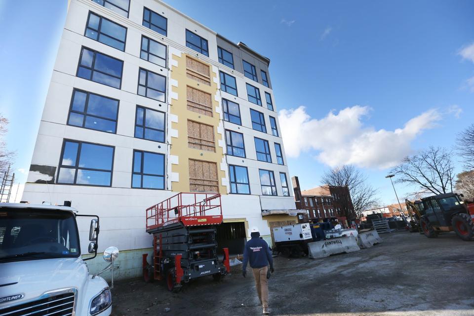 The Howard building is under construction at 55 North Main St. in Rochester.