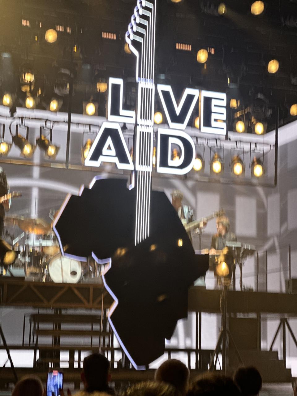 ‘Live Aid’ Musical ‘Just For One day’. Photo by Baz Bamigboye/Deadline.