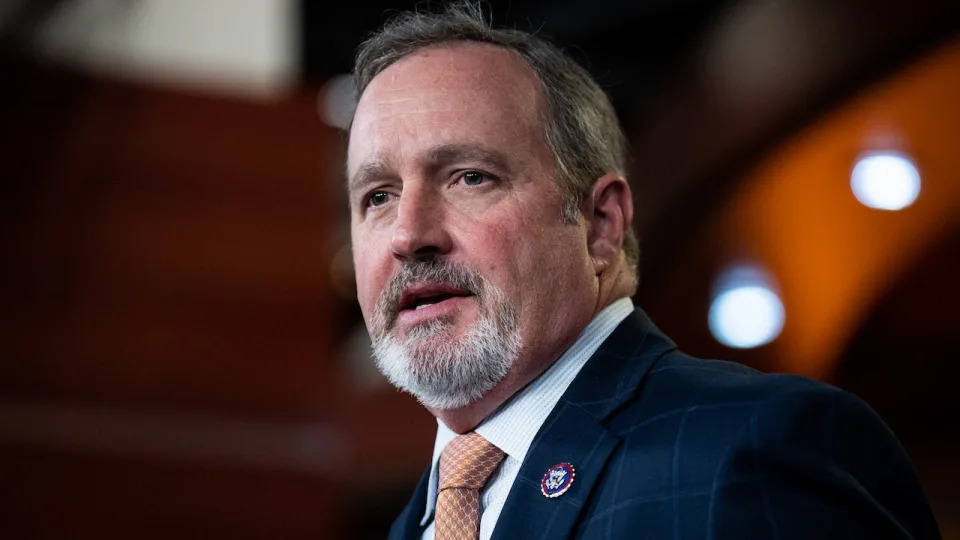  Rep. Jeff Duncan, R-S.C., speaks during the House Republicans press conference after their caucus meeting in the Capitol on Tuesday, April 5, 2022. (Bill Clark/CQ-Roll Call, Inc via Getty Images)