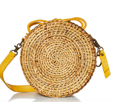 Frye and Co. Esme Straw Canteen Crossbody Bag