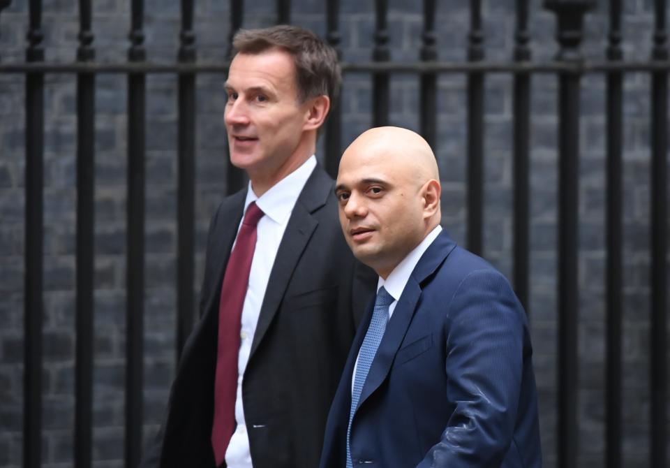 Tory leadership cadidates Jeremy Hunt and Sajid Javid (PA Archive)