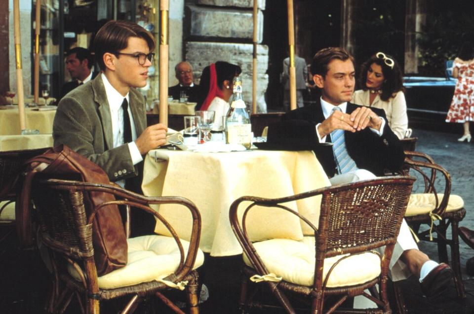 Matt Damon and Jude Law in "The Talented Mr. Ripley." (Photo: Paramount Pictures)