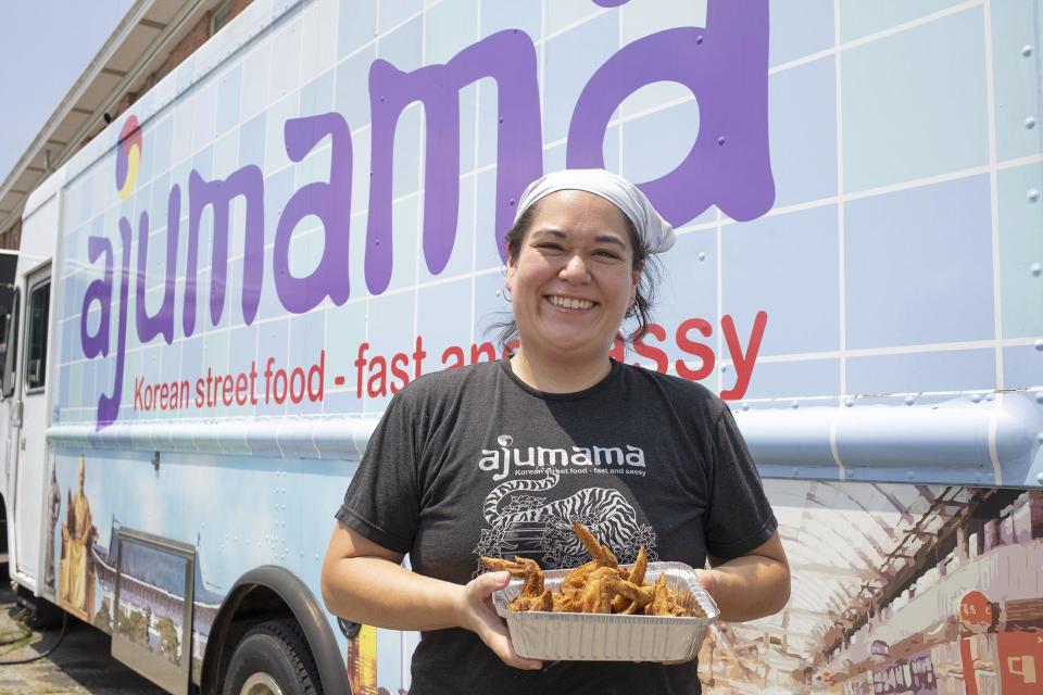 Laura Lee, owner of the Ajumama food truck