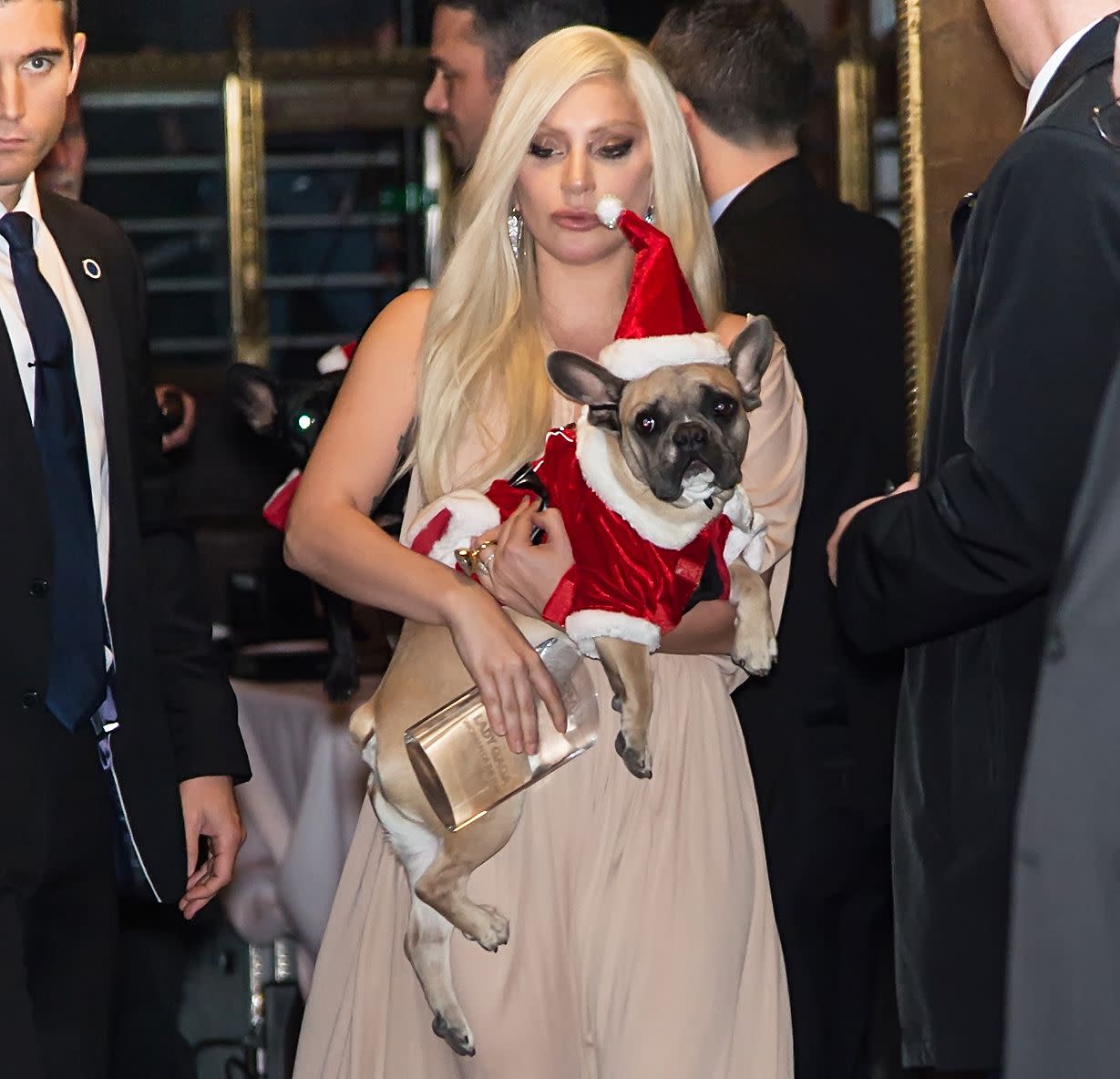 Lady Gaga attends Billboard's 10th Annual Women In Music  at Cipriani 42nd Street on December 11, 2015 in New York City. 