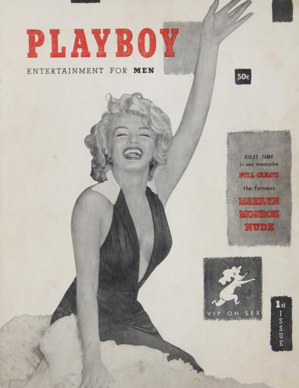 Marilyn Monroe stars in the first issue of <em>Playboy</em> magazine. (Photo: Julien’s Auctions)