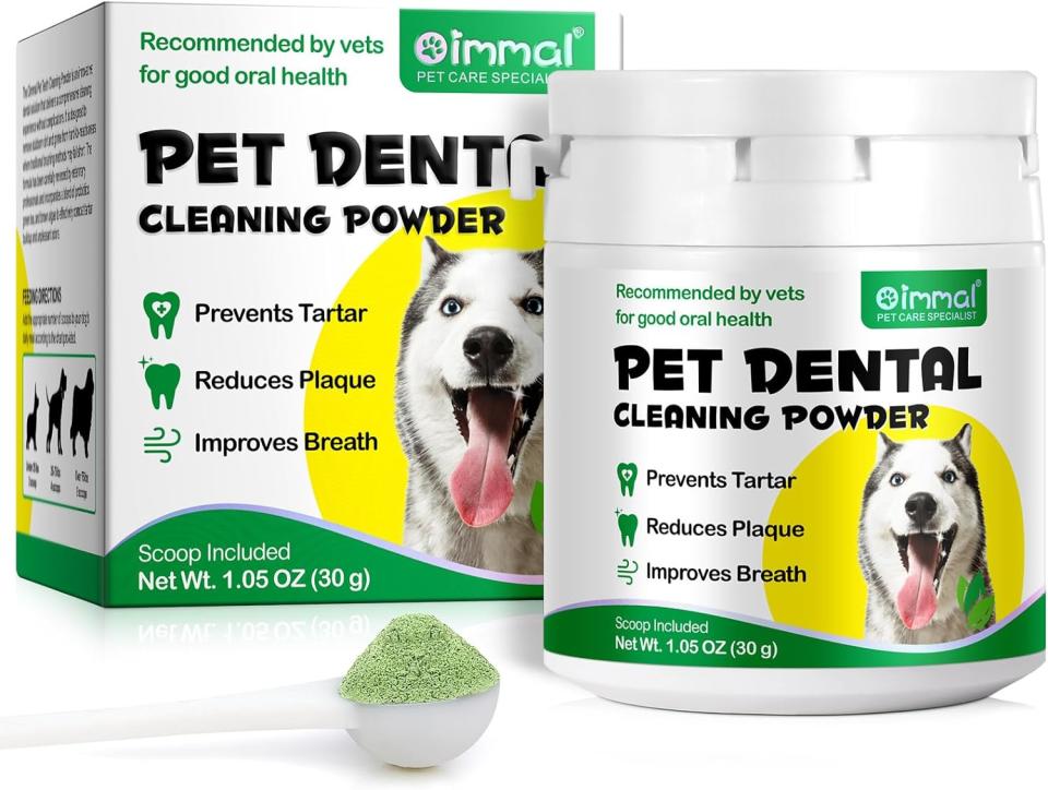 Dog Owners Say This New $10 Pet Dental Cleaning Powder From Amazon Is a 'Game Changer' & 'Delivers Fresh Breath'