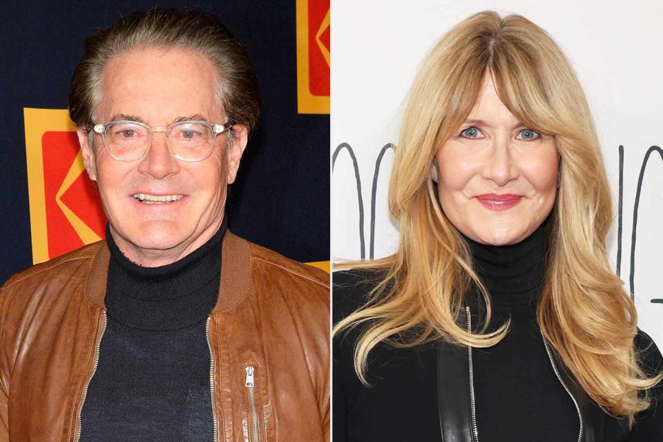 <p>Jerod Harris/Getty Images for Kodak; Cindy Ord/WireImage</p> (L-R) Kyle MacLachlan and Laura Dern.