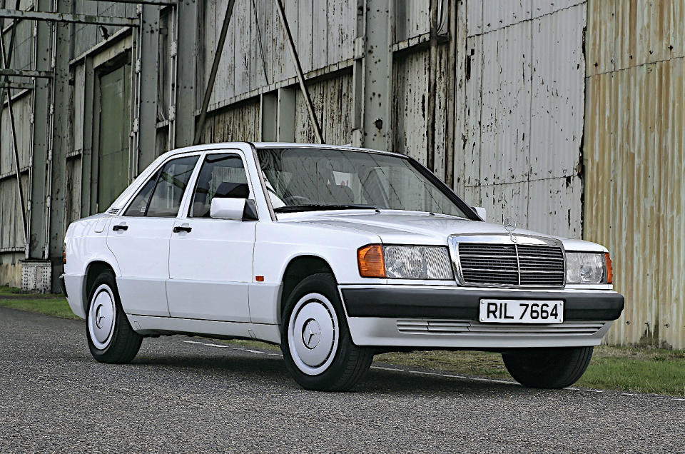 <p><span><span>The 190, codenamed W201, was the first compact Mercedes in the modern sense, and therefore brought the brand within reach of less wealthy customers. Although the only available body style was a saloon, the range of petrol and diesel engines was large, ranging in capacity from </span><span>1.7</span><span> to </span><span>2.5 litres</span><span>.</span></span></p> <p><span><span>The possible uses were equally varied. 190s made good taxis, and offered roomy and reliable family transport. The </span><span>190E</span><span> versions (pictured), with </span><span>Cosworth</span><span> 16-valve cylinder heads, performed very well, and if you really wanted to go quickly the ultimate model was the Evolution II, whose </span><span>232bhp</span><span> power output was considered very impressive in the early 1990s.</span></span></p> 