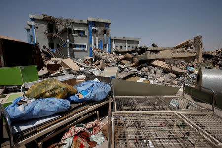 A view of a maternity hospital damaged from the war against Islamic State militants in east Mosul, Iraq August 15, 2017. Picture taken August 15, 2017. REUTERS/Azad Lashkari