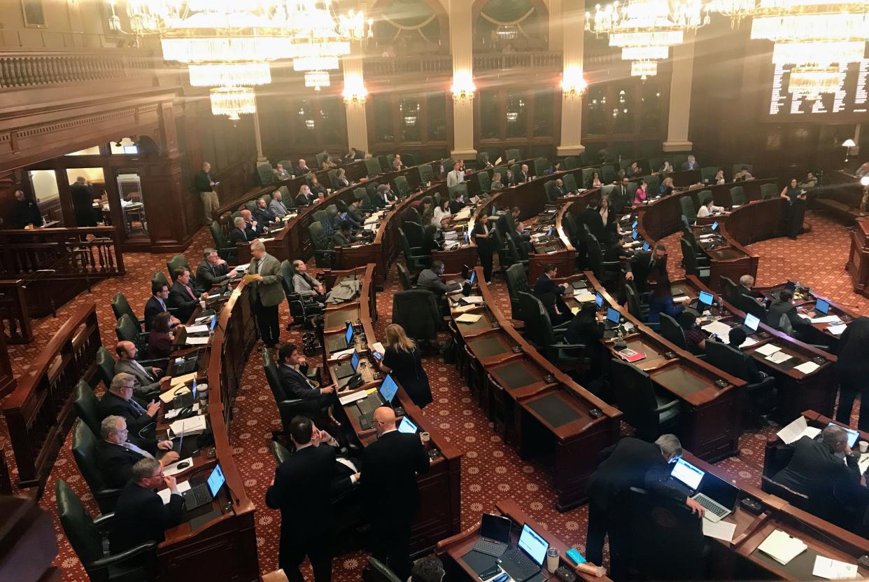 Floor debate at the Illinois House of Representatives went into the evening hours on Thursday, March 24, 2023 with the deadline to advance bills to the Senate looming Friday.