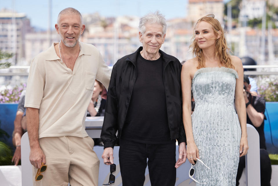 Diane Kruger, Vincent Cassel et David Cronenberg