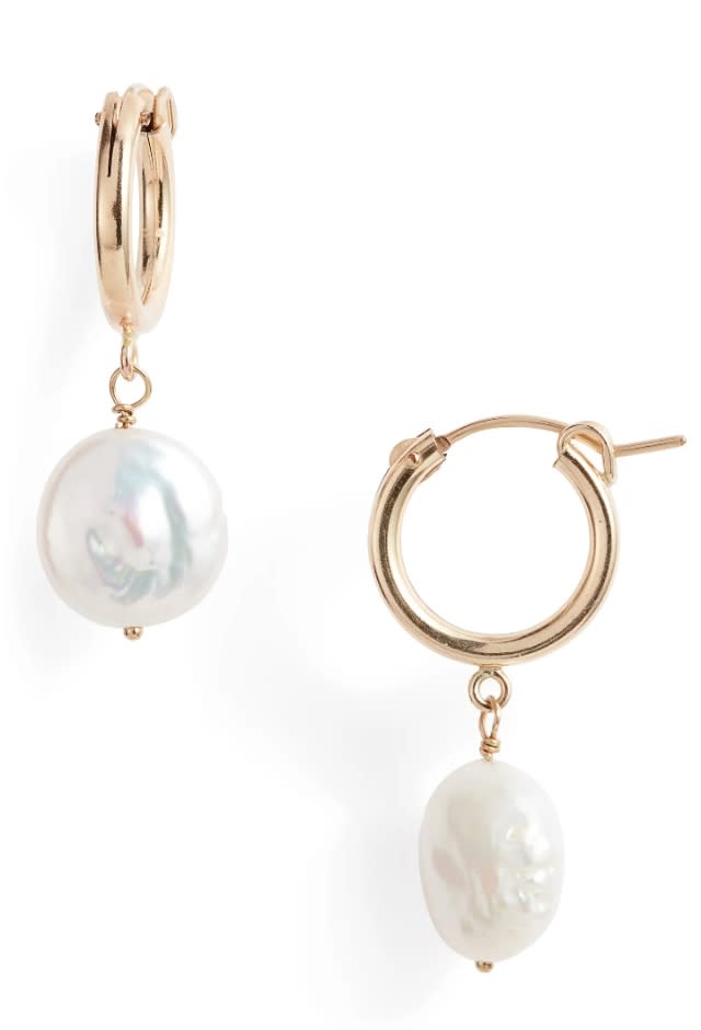 Pearl Dangle Earrings by PAVOI