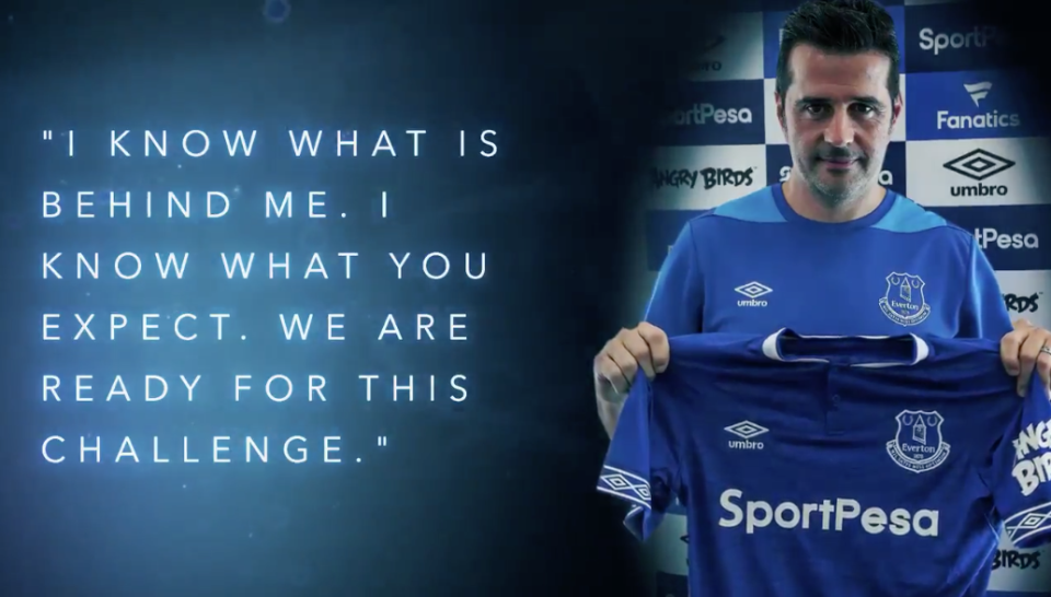 Marco Silva has been named the new Everton manager