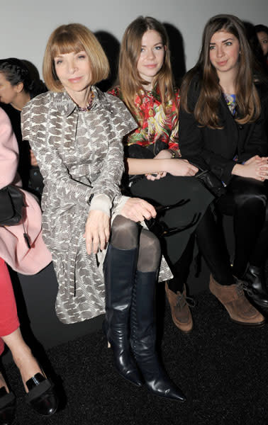 <b>London Fashion Week AW13 FROW </b><br><br>Anna Wintour looks chic - as always - on the Erdem front row.<br><br>© Getty