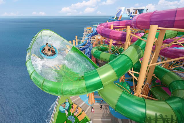 <p>Royal Caribbean</p> 'Icon of the Seas' boasts the largest waterpark at sea.